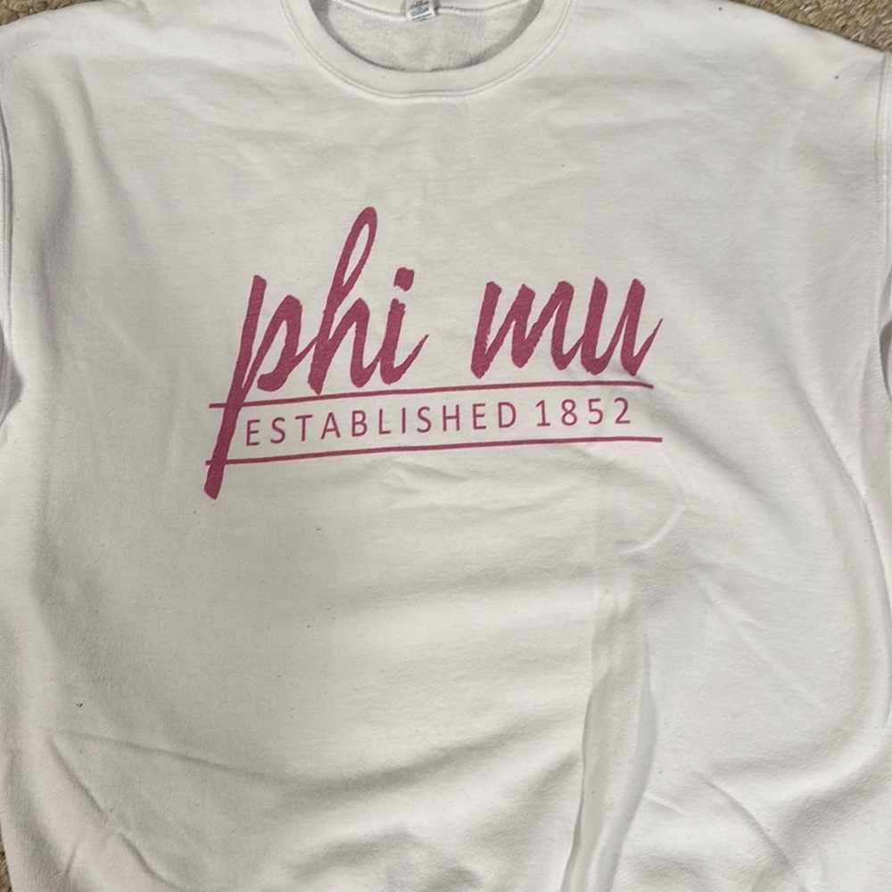 Phi mu shirt crewneck